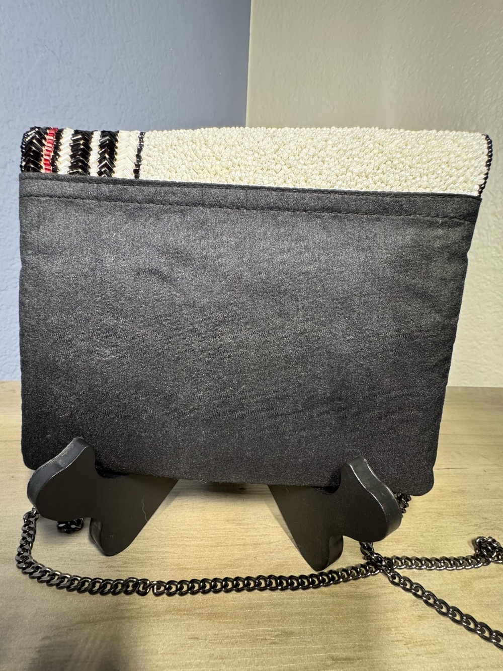 Vintage Mary Frances Beaded Marilyn Monroe Crossbody Clutch Art Bag -1 of a kind - Picture 3 of 9